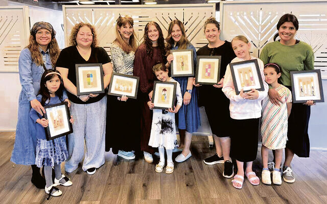 Chabad art class participants (Courtesy Chabad)
