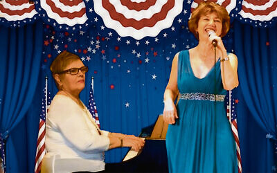 Lena Panfilova, pianist and Diane Cypkin (Courtesy Edison Public Library)