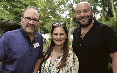Dr. Andrew M. Hutter, his daughter, Melissa Hutter, and Jonny Daniels. (Photos courtesy Jeff Kargs)