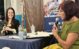 Hayley Nagelberg and Cyndi Kleinbart (Photos courtesy JNF)