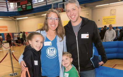 CampFest committee member Andrea Stagg of Westfield at an earlier CampFest event. (Courtesy JFEDGMW)