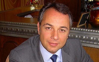 Philippe Karsenty, Jewish-French politician and focus of legal battle over the al-Dura video. (photo credit: CC BY Philippe Karsenty, Wikimedia Commons)