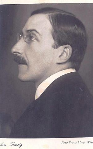 Zweig, who was 60 years old at the time of his suicide, was shattered at the loss of his "spiritual homeland" in Europe and preferred to die "at the right time, upright." (photo credit: Courtesy of the National Library of Israel)