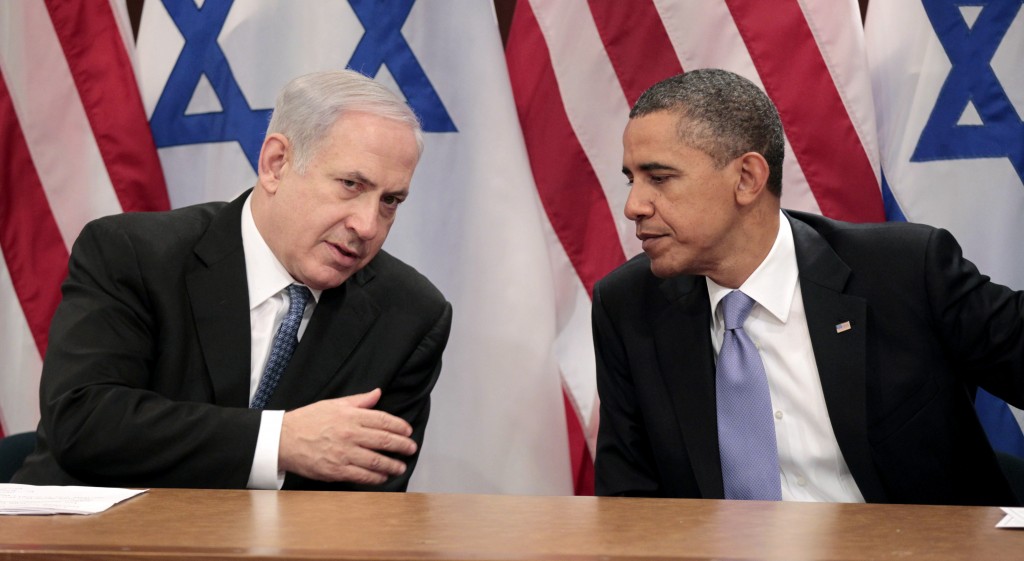 Netanyahu and Obama, at the UN last September. (photo credit: APphoto/Pablo Martinez Monsivais)