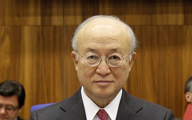 Director General of the International Atomic Energy Agency Yukiya Amano. (photo credit: Ronald Zak/AP)