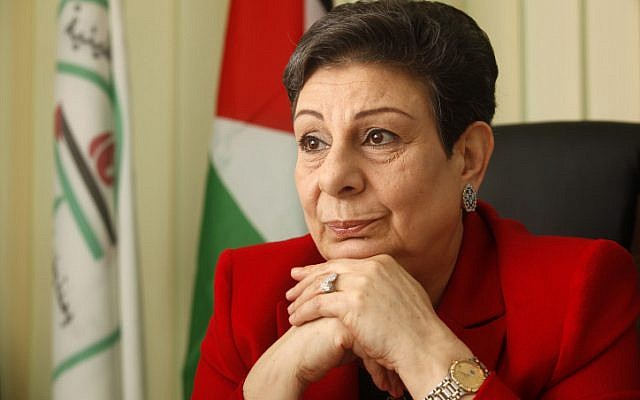 Palestinian politician Hanan Ashrawi (photo credit: Miriam Alster/FLASH90)