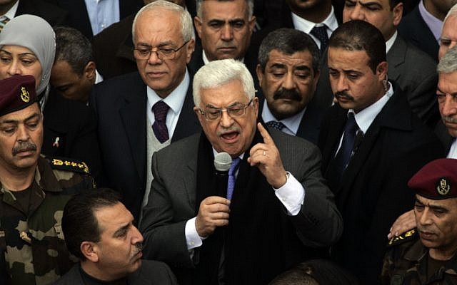 Palestinian President Mahmoud Abbas (photo credit: Issam Rimawi/Flash90)