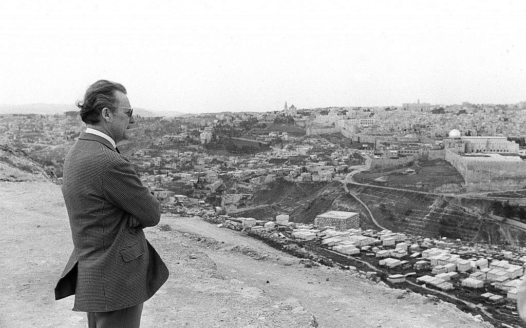 Springer in Jerusalem, 1967. (photo credit: Courtesy)