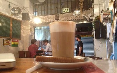 A cappuccino at Cafe Kaymak (photo credit: Michal Shmulovich)