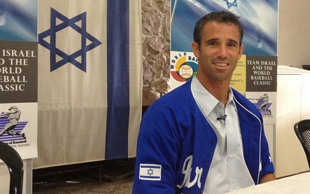 Former Major Leaguer Brad Ausmus in Israel as part of his new post as coach of the Israeli team for the World Baseball Classic tournament. (photo credit: Michal Shmulovich)