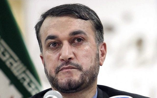 Iran's deputy foreign minister Hossein Amir-Abdollahian (photo credit: AP/File)