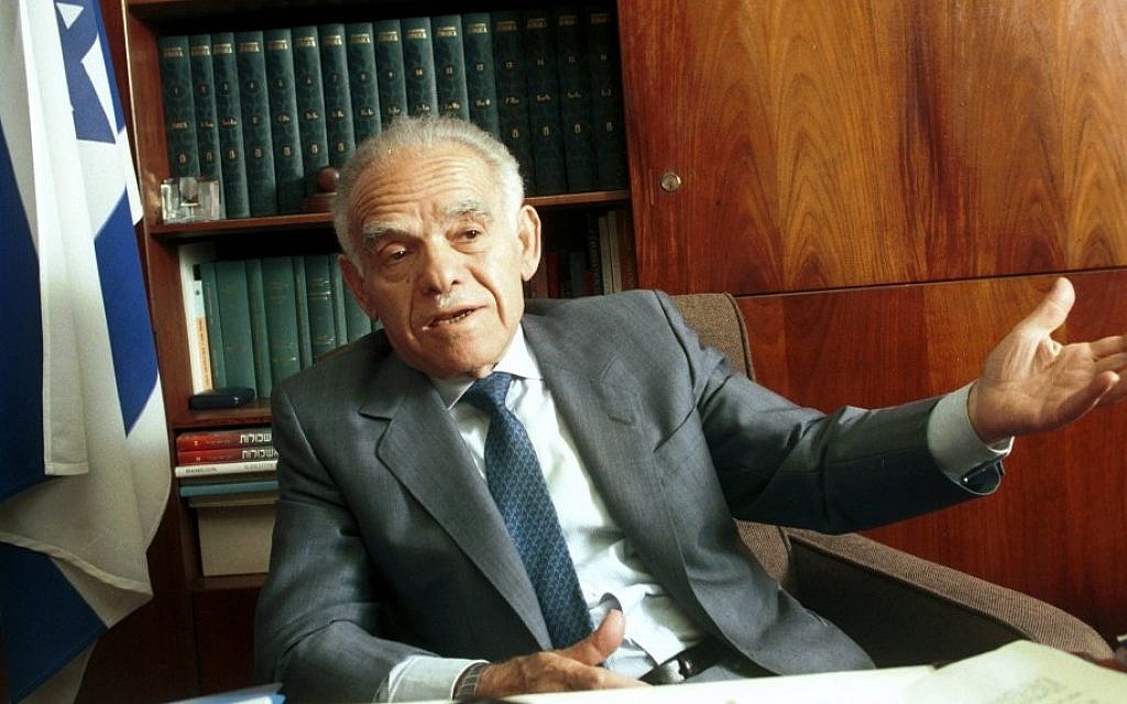 Yitzhak Shamir, pictured in 1992. (photo credit: Flash90)