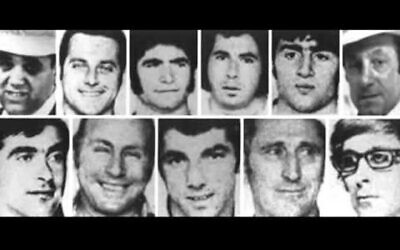 The 11 Israeli Munich victims. 