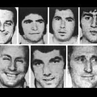 The 11 Israeli Munich Olympics victims.