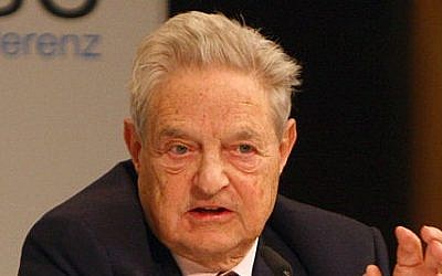 George Soros (photo credit: CC-BY-Harald Dettenborn, Wikimedia Commons)