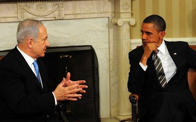 Prime Minister Benjamin Netanyahu and US President Barack Obama meet at the White House, May 2011. (photo credit: Avi Ohayon/Government Press Office/Flash90)