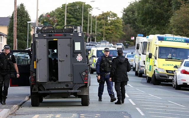 Illustrative: English police foil a major terror attack in Birmingham, September 2012. (AP/Dave Thompson/PA)