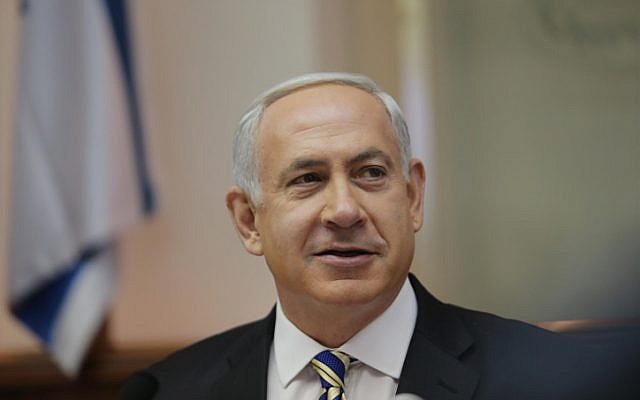 Binyamin Netanyahu attributes Israeli stability to the IDF (photo credit: Alex Kolomoisky/Pool/Flash90)