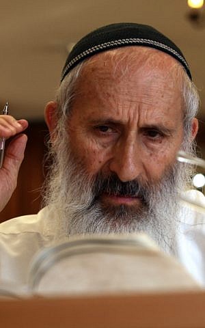 Rabbi Shlomo Aviner, head of the Ateret Cohanim yeshiva in Jerusalem (photo credit: Yossi Zamir/Flash90)