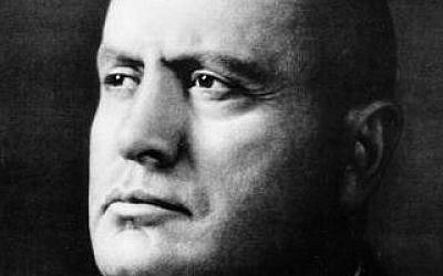 Mussolini (photo credit: Wikimedia Commons)