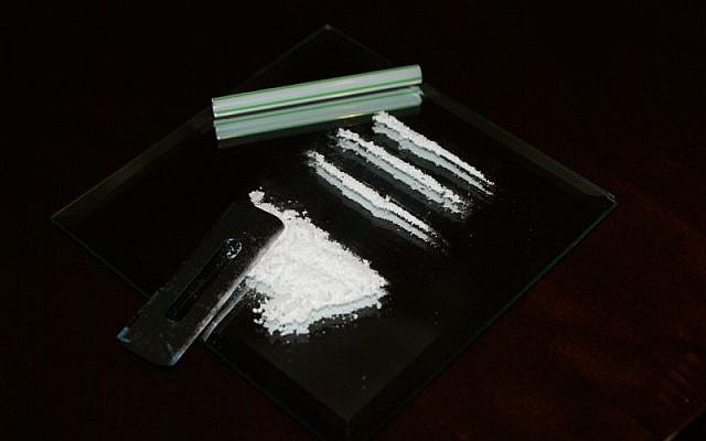 Illustrative of cocaine (photo credit: CC BY-SA Valerie Everett, Flickr)