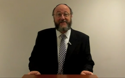 Ephraim Mirvis will serve as the UK's next chief rabbi. (photo credit: YouTube screenshot)