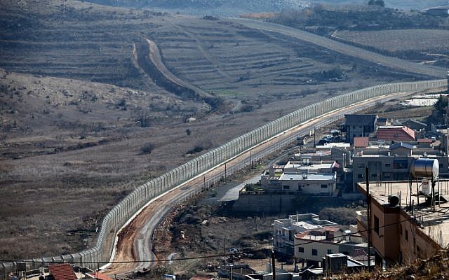 The Israeli-Syrian border on the Golan Heights (photo credit: Moshe Shai/Flash90)
