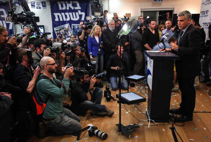Lapid, a seemingly very good fit for foreign minister (Photo credit: Avishag Shaar Yashuv/ Flash 90)