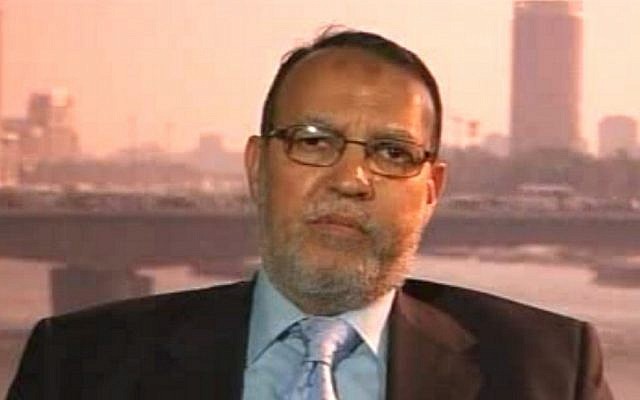 Essam al-Erian, the deputy head of the Egyptian Muslim Brotherhood's Freedom and Justice Party (photo credit: BBC screen capture)