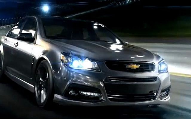 New Chevy SS (screen shot: Chevrolet SS commercial, YouTube)