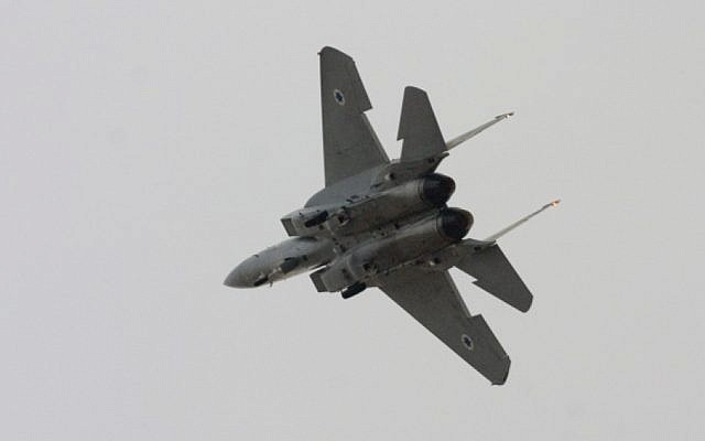 An Israeli F-15I fighter jet. (Tsahi Ben-Ami/ Flash 90)