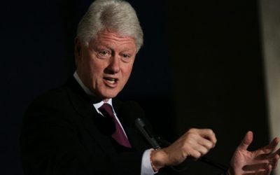 Former US president Bill Clinton (photo credit: Uri Lenz/Flash90/File)