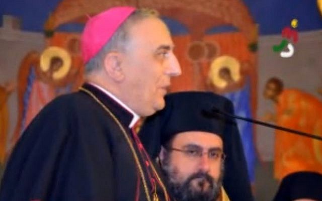 Vatican ambassador to Syria Mario Zenari (photo credit: YouTube image)