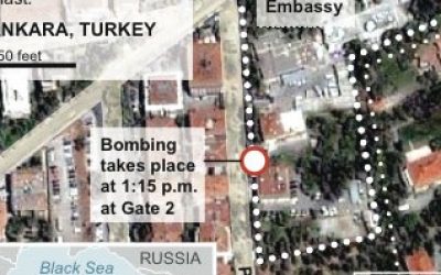 Turki: Pengebom kedutaan berpegang teguh pada ideologi Perang Dingin