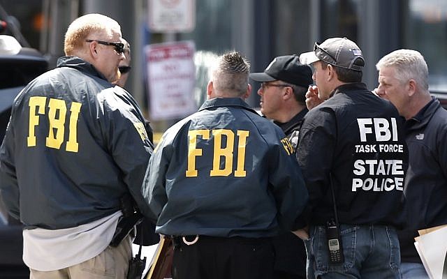 Illustrative image of FBI agents (AP/Winslow Townson)