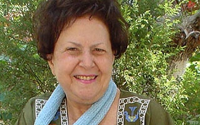 This undated photograph shows Carmen Weinstein, leader of Egypt’s dwindling and aging Jewish community, who died Saturday, April 13, 2013 at the age of 82 (photo credit: AP/Samir W Raafat)