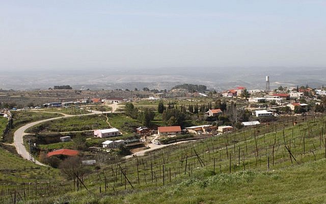 View of the West Bank settlement of Bat Ayin (photo credit: Gershon Elinson/Flash90)