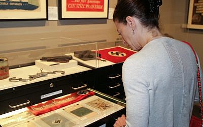 The museum utilizes a "study storage" design in the galleries, whereby visitors can pull out drawers to view artifacts grouped by subject. (Courtesy. Photo credit: Amy Beckerman Photography)
