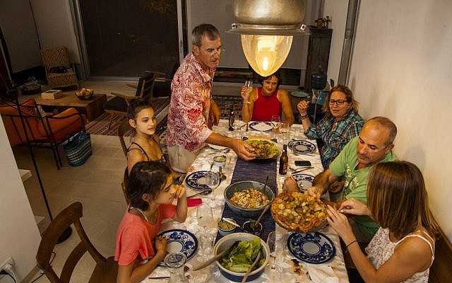 An EatWith meal hosted in Israel (Courtesy EatWith)