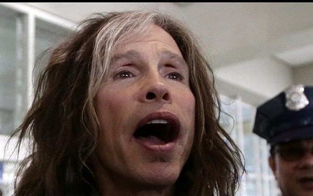 Steven Tyler of the Aerosmith rock band, May 5, 2013, in Manila, Philippines, during a world tour. (AP/Bullit Marquez)