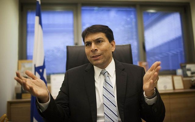Danny Danon at his office in the Knesset. (photo credit: Yonatan Sindel/Flash90)