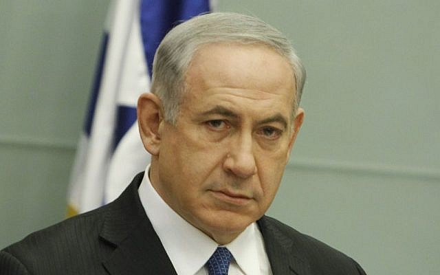 Benjamin Netanyahu at a Knesset meeting (photo credit: Miriam Alster/Flash90)