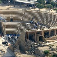 Herod's theater (photo: Qanta Ahmed)