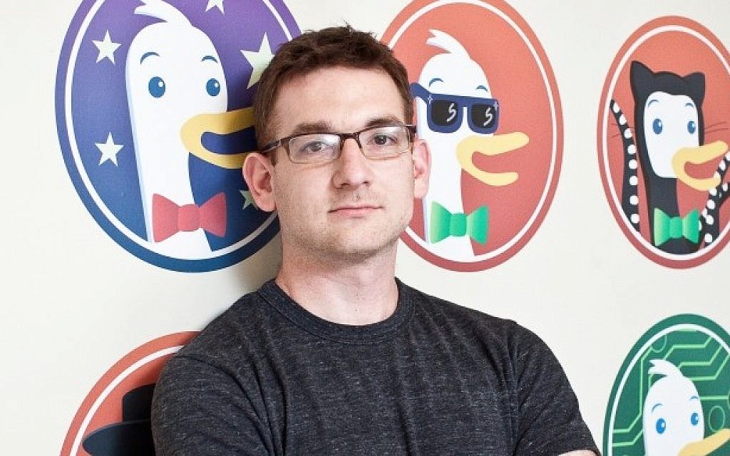 Gabriel Weinberg, founder and CEO of DuckDuckGo.com, at the company's headquarters in Paoli, PA. (photo credit: Courtesy DuckDuckGo.com)