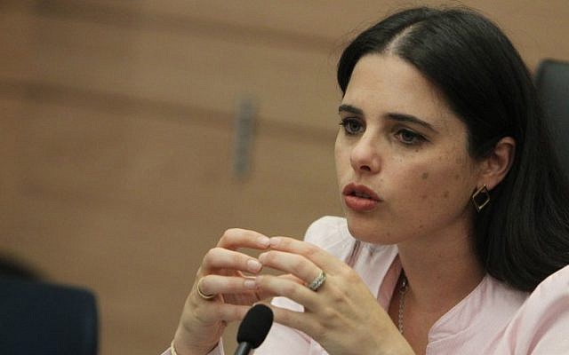 Ayelet Shaked, March 11, 2013. (Miriam Alster/Flash90)