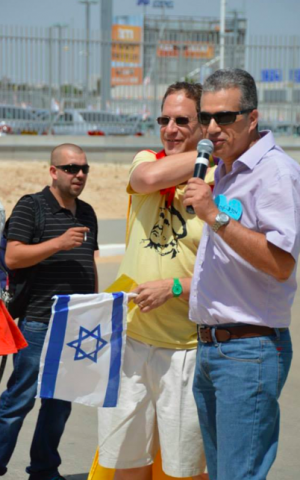Yosef Abramowitz (left) and Efi Shahak (Courtesy Yosef Abramowitz)