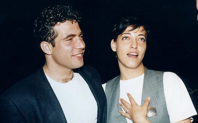 Yair and Lihi Lapid, in younger years. (photo credit: Moshe Sinai/Flash90)