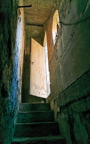Steps leading to a ghetto mikveh (photo credit: courtesy)