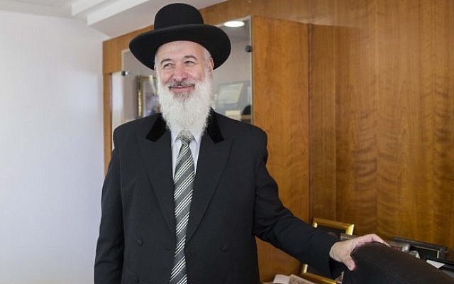 Former Ashkenazi Chief Rabbi of Israel Yona Metzger, in Jerusalem, on July 17, 2013. (photo credit:Yonatan Sindel/Flash90)