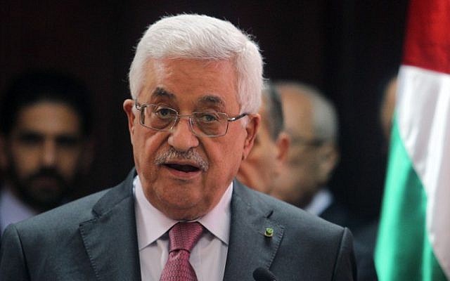 Palestinian Authority President Mahmoud Abbas (photo credit: Issam Rimawi/Flash90)